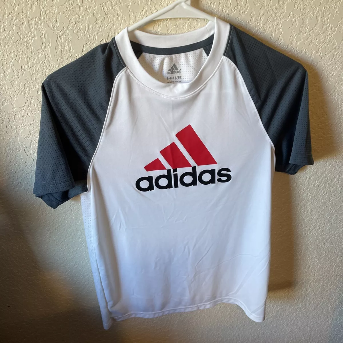 Adidas 100 polyester t hot sale shirts