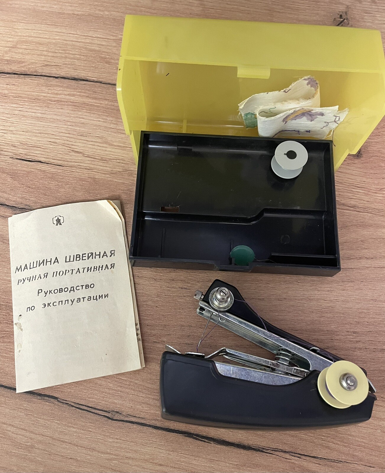 Vintage Soviet Manual Portable Sewing Machine Needlework Ussr | EBay
