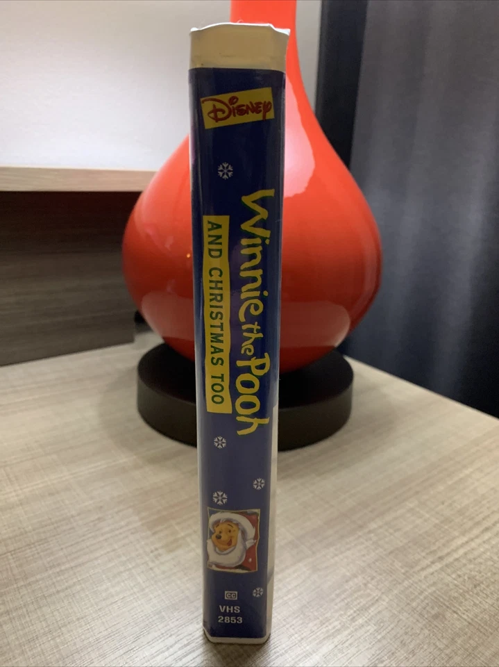 Winnie the Pooh and Christmas Too (VHS, 1997) clamshell case - Image 2 of 4