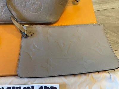 Louis Vuitton Neverfull Tote MM Dune Empreinte Monogram M45686 