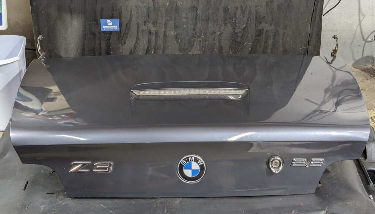 99-02 BMW Z3 REAR BOOT TRUNK LID TAIL GATE DECK PANEL STEEL GREY