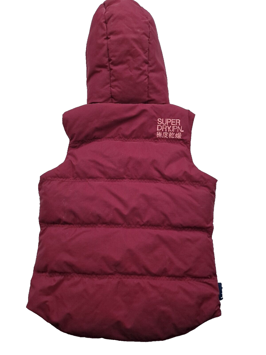 Superdry Athletic Edition Tokyo 5 Body Warmer Gilet Red
