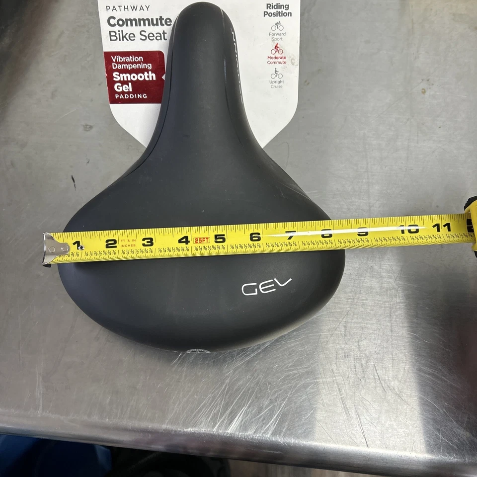 Asiento de bicicleta Schwinn Pathway Commute acolchado de gel suave Foto 3 de 4