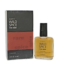 (LOT OF 2) Coty Wild Spice For Men Cologne .5 0z./15ml. (Please Read)