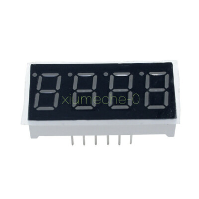 10Pcs 0.36inch 7 Segment 4 Digit Common Cathode 0.36'' RED LED digital display