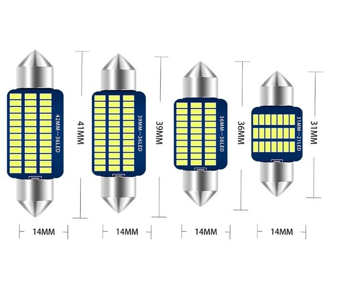 1 ampoule LED 6500K smd pour canbus interieur voiture plaque immatriculation 12V - Photo 1/1