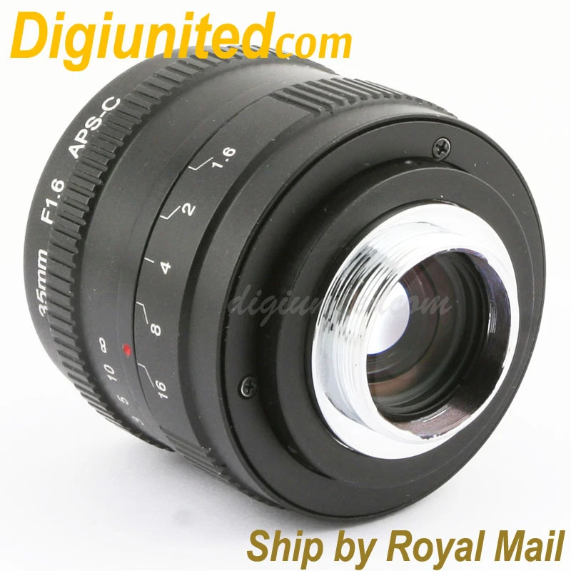 Camdiox APS-C sensor 35mm f/1.6 C Mount CCTV Lens for Sony NEX E A6500 5T A5300 - Image 3 of 3