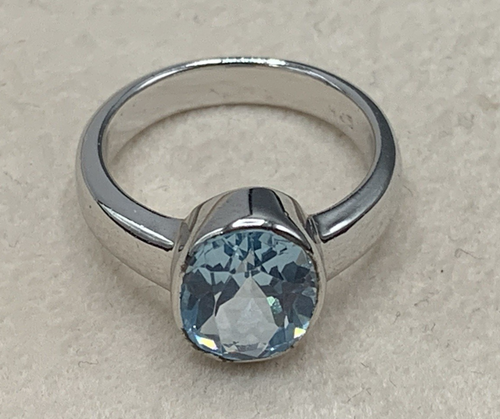 Ring Blautopas 925er Silber Gr. 51 - Bild 12 von 12