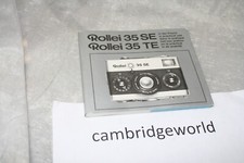 ROLLEI 35 SE TE CAMERA INSTRUCTION MANUAL GUIDE BOOK ORIGINAL GENUINE