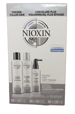 Nioxin System 1 Kit Natural Hair 10.1oz Clanser Salp Therapy. 3.38oz Treatment
