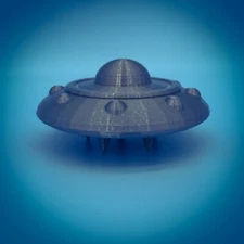 UFO Flying Saucer Alien Space Ship - N Scale 1:160 - Retro or Classic Style USA!