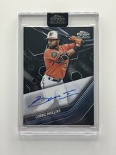 2023 Topps Chrome Black Cedric Mullins Base Autograph