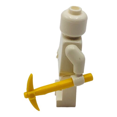 Custom PIXAXE for Minifigure Construction Garden Tool Farmer Gardener Yellow NEW - Picture 1 of 4