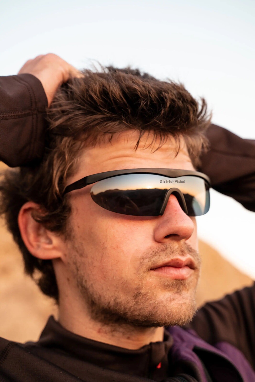 District Vision Sunglasses Koharu Eclipse Black D+ On… Gem