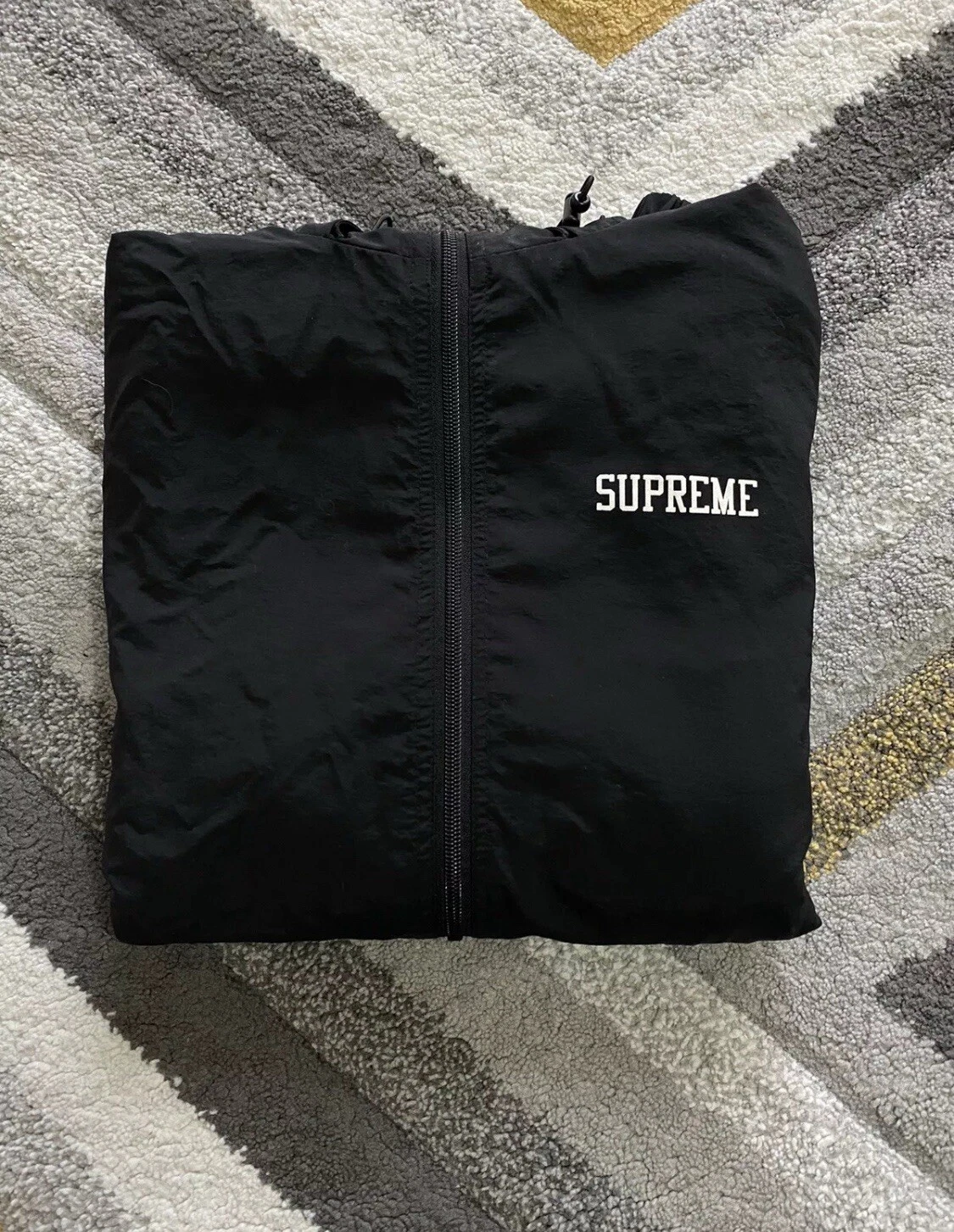 SS18 Supreme x Champion Track jacket size XL Black Very Rare
