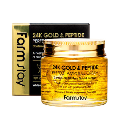 8809469776189 FARMSTAY 24K Gold  Peptide Perfect Ampoule Cream ampułka do twarzy