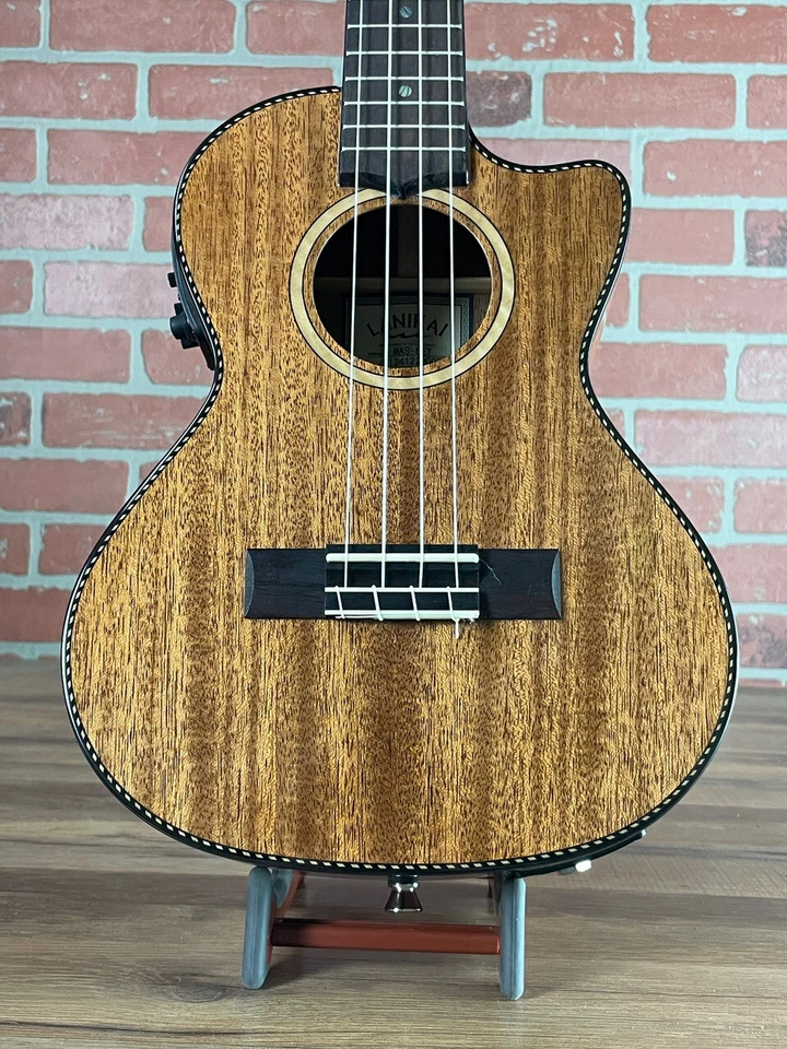 Lanikai All Solid Mahogany Tenor Acoustic-electric Ukulele - Image 2 of 4
