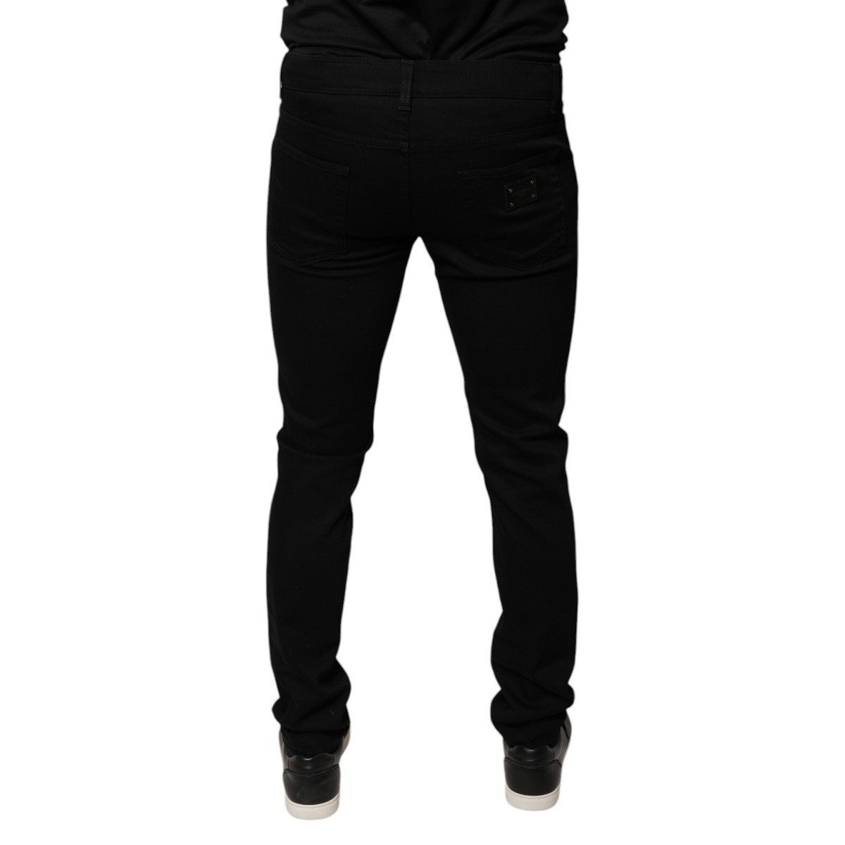 Dolce & Gabbana ブラックデニム Slim-fit stretch black denim jeans in Black for Men
