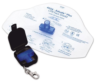 ADC ADSAFE PLUS FACE SHIELD WITH ONE WAY VALVE 4056BK