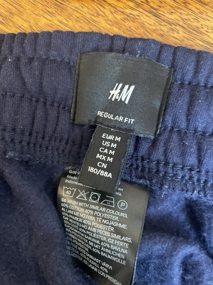 Men’s Navy Jogging bottoms by H&M size M worn once eBay