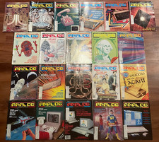 Lot of 21 Vintage ANALOG COMPUTING Atari Computer Magazines 1984/1984/1985/1986