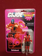 Super7 GI Joe Ninja Force Snake Eyes Action Figure 3.75 ReAction 2026 New