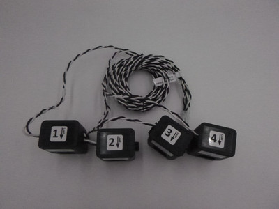 4 Pack Split Core Current Transformer 24MM-M RCT-4-T24-100-333MV