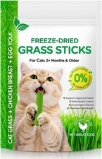 60g Cat Grass Sticks Delicious Cat Grass Teething Stick Edible Cats Chew Toy Cat