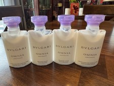 2 Bvlgari Omnia Amethyste Scented Body Lotions & 2 Face Emulsions~40ml each