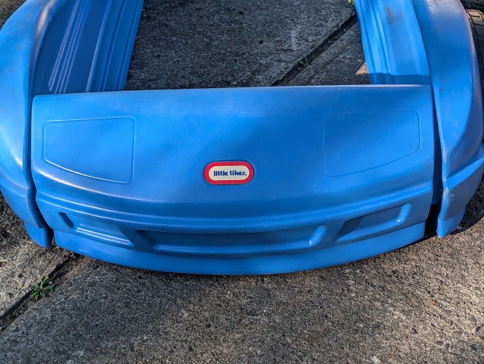 Little Tikes Blue Race Car Bed Kids Sports Frame