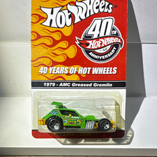 Hot Wheels 40th Anniversary 1979 AMC Greased Gremlin 1:64 Diecast Green Unopened