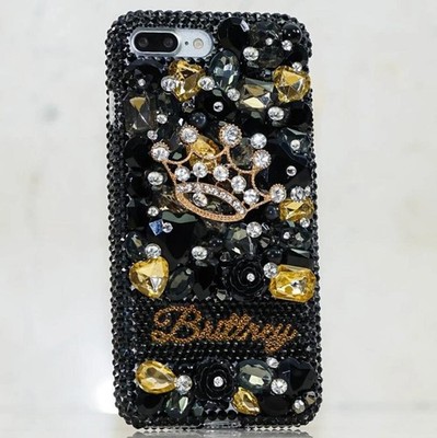 Personalized Name Initials Crystals Pearls Case For OnePlus Nord 6 15T 5G