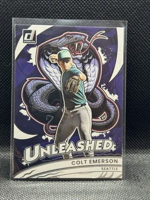2026 Donruss Unleashed Colt Emerson #16 MLB Seattle Mariners Prospect Baseball 