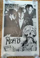 Misfits - Beware Poster 23" x 35" - Danzig - Jerry Only - Doyle - Mint!
