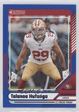 2024 Panini Donruss Blue Press Proof Talanoa Hufanga #223 13ag