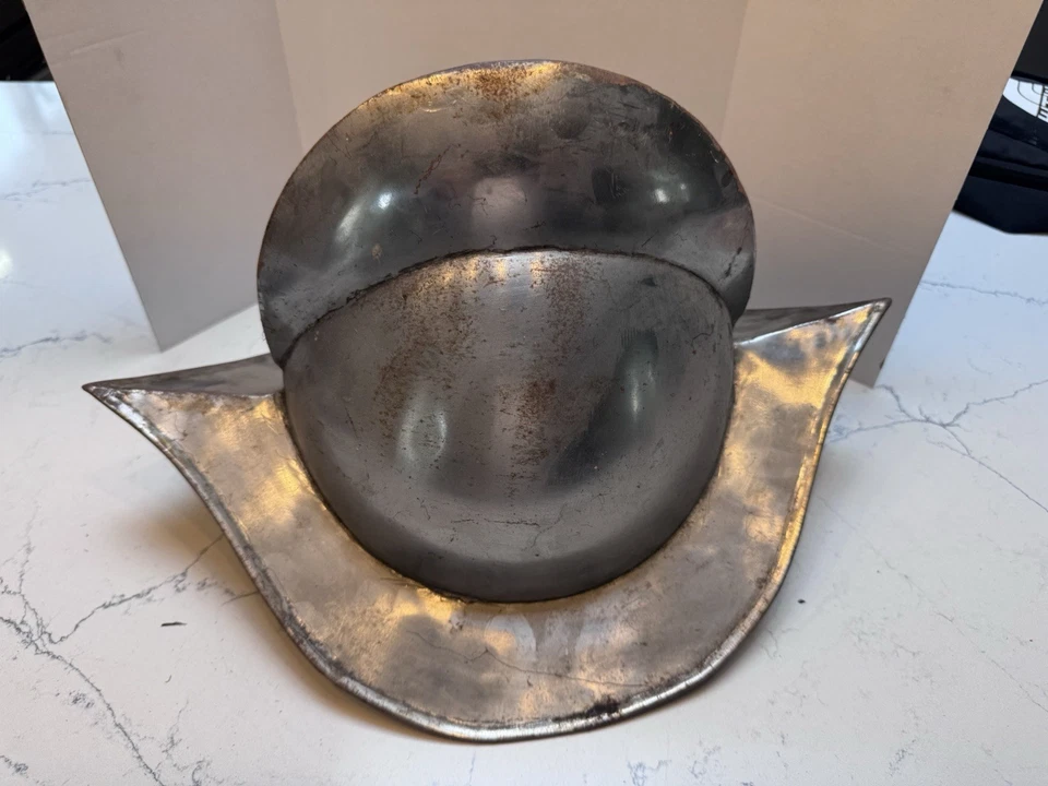 Casco Armadura Vintage ~ Español ~ Caballero Cruzado Medieval ~ Armero Foto 3 de 4