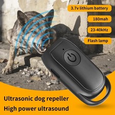 Portable Ultrasonic Dog Repeller 180mAh Rechargeable 23 40KHZ Long Distance Outd