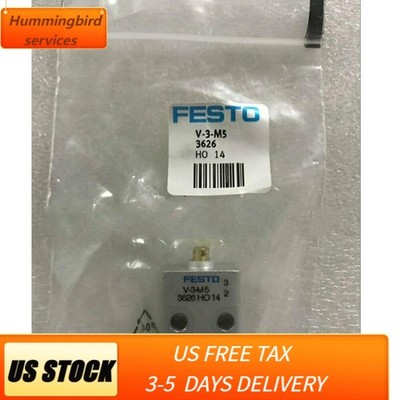 US FREE TAX New Festo V-3-M5 3626 Stem actuated valve