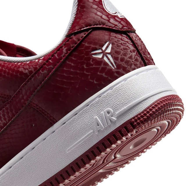 Kobe Bryant x Nike Air Force 1 Lower Marion Red IB0018-600 Men's