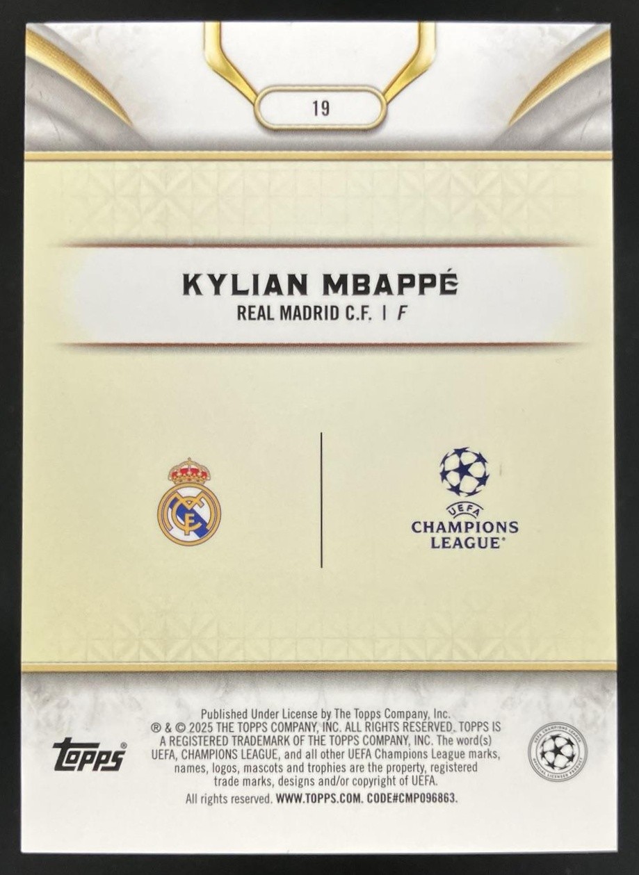 2024 Reverence UEFA Club Competitions Kylian Mbappe Purple /50 view 2