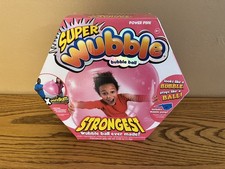 The Amazing Tear-Resistant Super Wubble Bubble Ball - POWER PINK NEW WITH PUMP