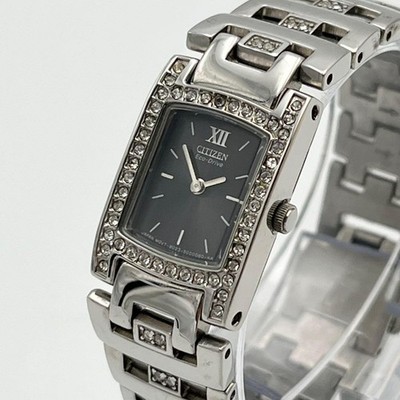 CITIZEN Eco-Drive Diamond Bezel Silver B023 wrist 14cm/5.5in NB/NA