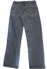 Mens Carhartt Jeans Blue W32 L32 Straight Leg Relaxed Fit Workwear