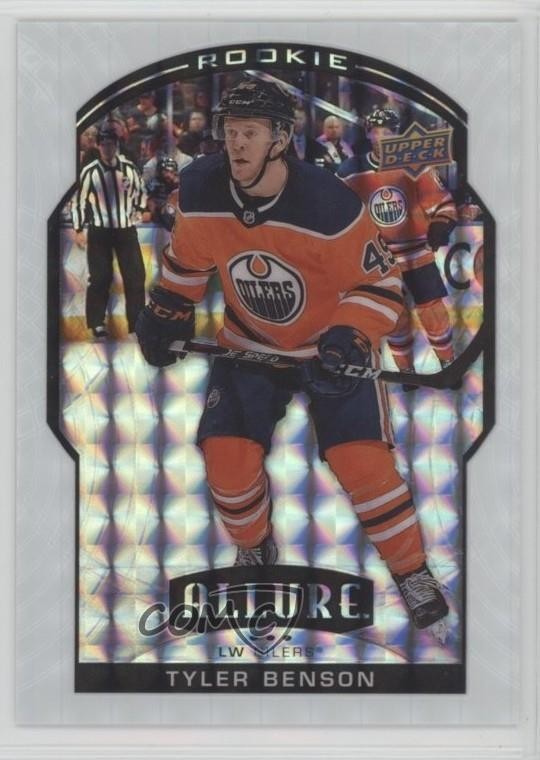 2020-21 Upper Deck Allure White Diamond 3/50 Tyler Benson #84 Rookie RC 06g0
