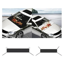 Car Front Windshield Rain Trough Cover Dust Frost Protector for All Seasons
