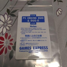PC Engine GAMES EXPRESS CD Card Japan Video Game Accessories Japan oC