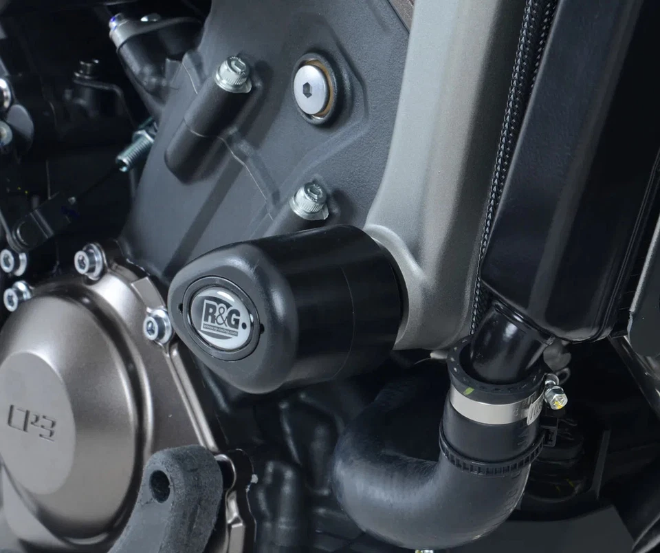 R&G PROTECTORES CONTRA CHOQUES COMPATIBLES PARA YAMAHA FZ-09 2013 > 2016 PAR NEGRO CP0354BL Foto 3 de 4