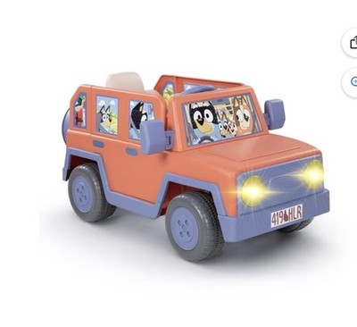Bluey Heeler Family Vehicle 12-Volt Battery Powered Ride-On New   