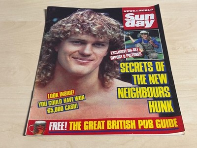 News of The World Sunday Magazine July 31st 1988 Secrets of New Neighbours Hunk