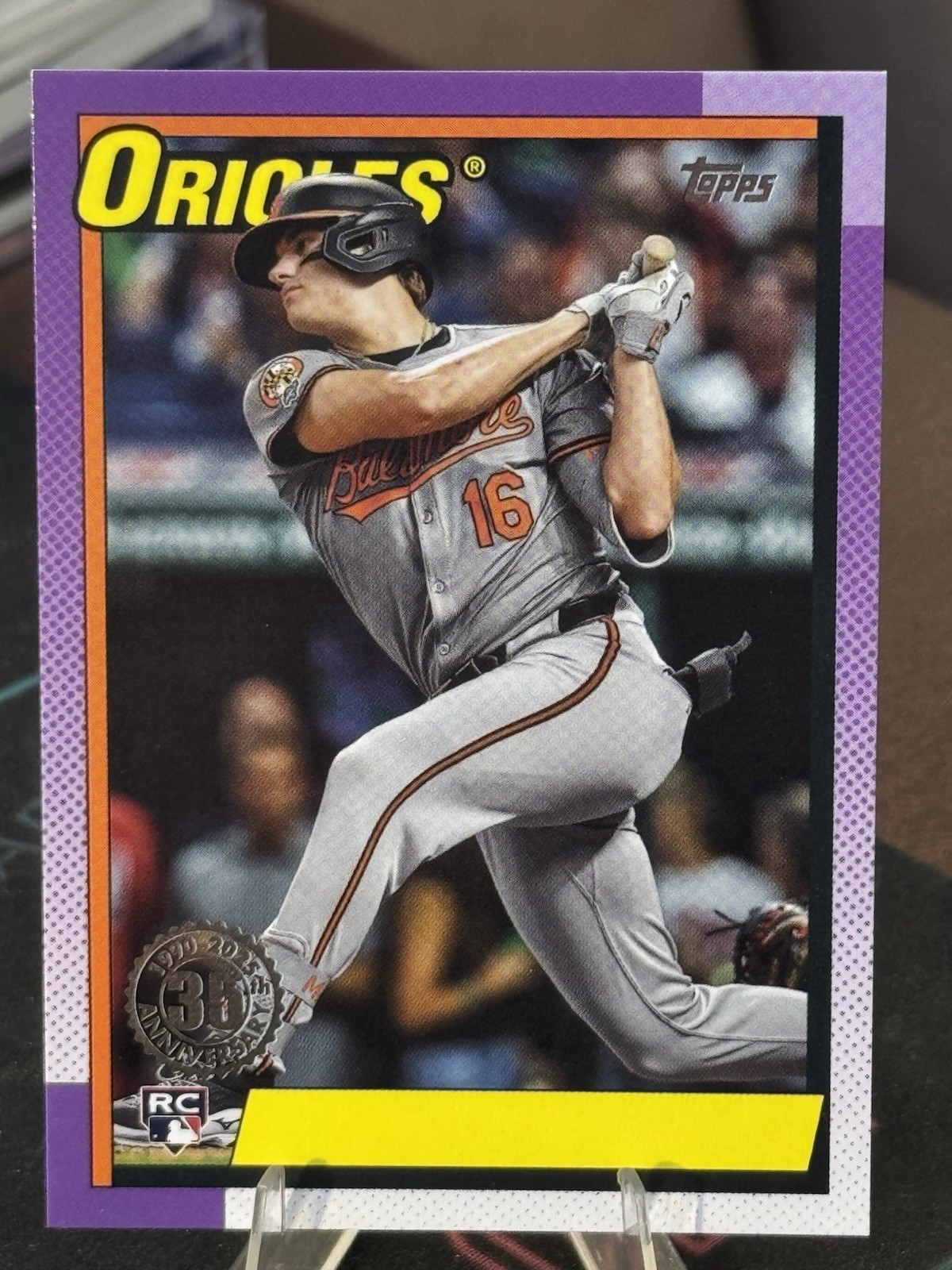 Topps Series 1 2025 Coby Mayo 1990 Throwback No name #T90-93 SSP 07/35